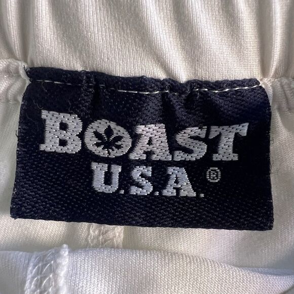 Boast USA Ivory Stretch Pull On Tennis Pickleball Golf Micro Mini Skort Size L - Picture 4 of 7